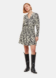 Riley Floral Shirred Dress